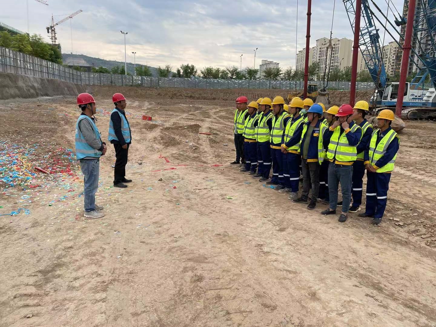 熱烈慶賀寧縣上河嘉苑項(xiàng)目樁基工程開(kāi)工！